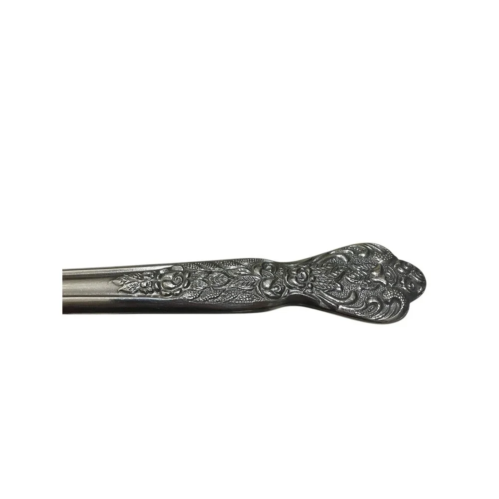 Set Of 9 Spoons VERSAILLES Stainless By MSI Japan Serving Soup Dinner MCM Floral
